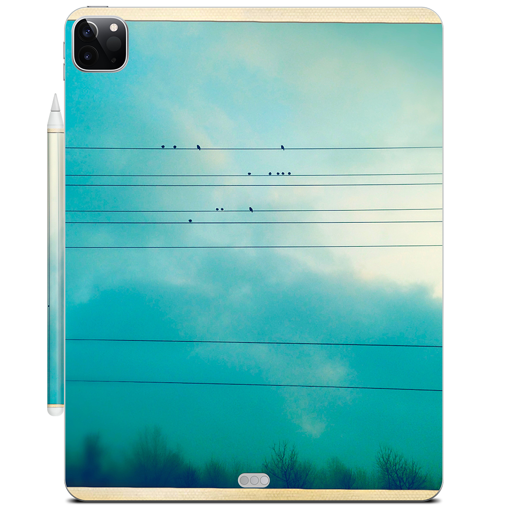 Birds on a wire iPad Skin