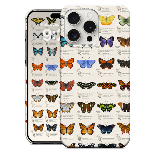 42 North American butterflies iPhone Case