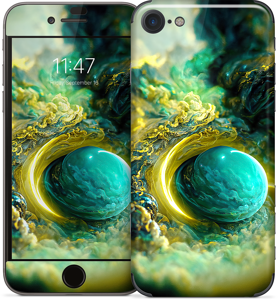 Planetary Accretion iPhone Skin