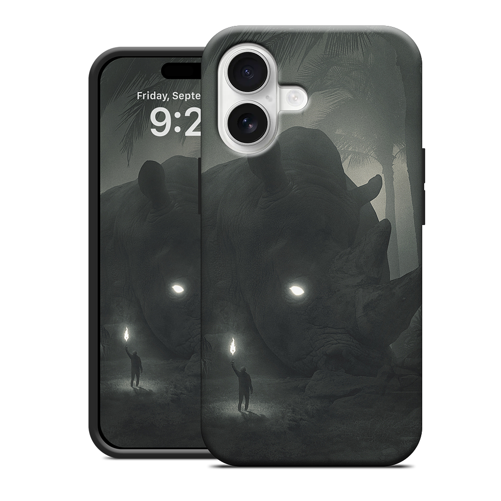 Face of Fear iPhone Case