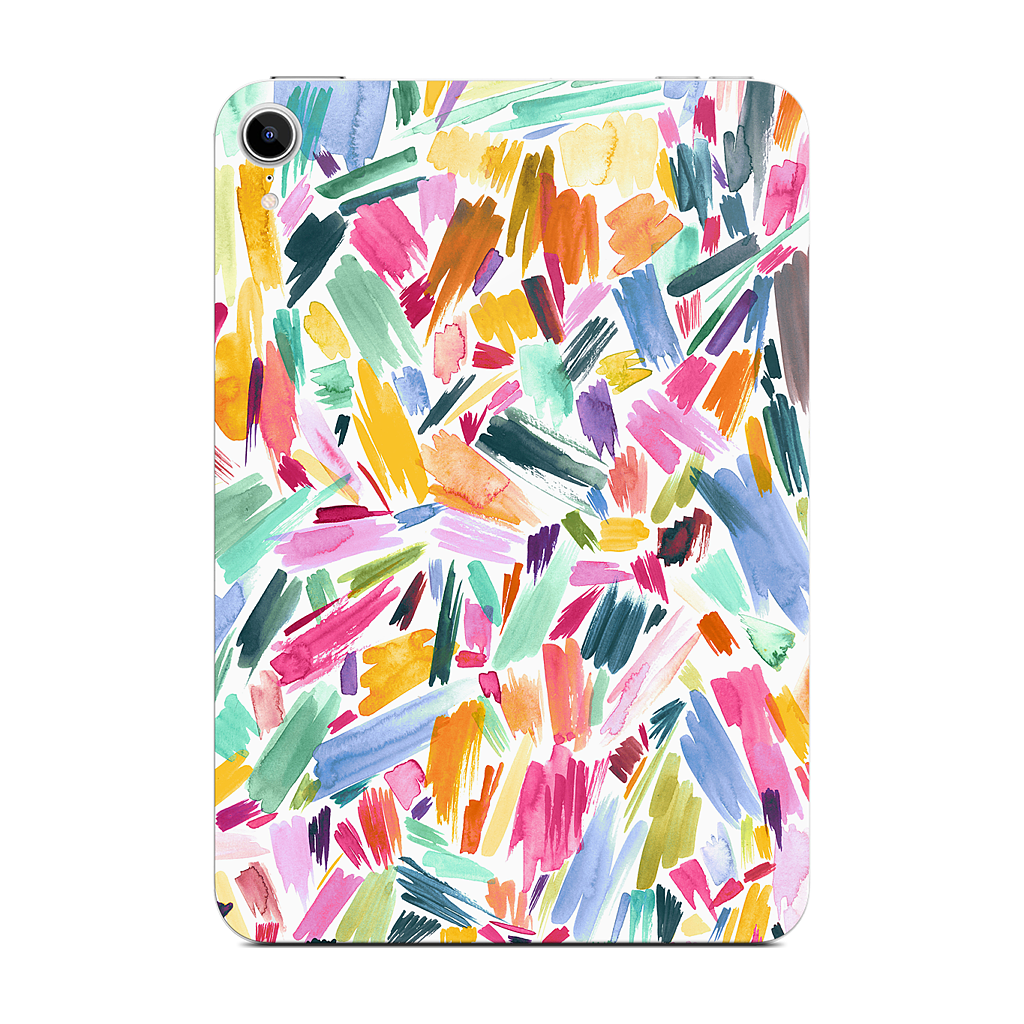 Colorful Abstract Strokes iPad Skin