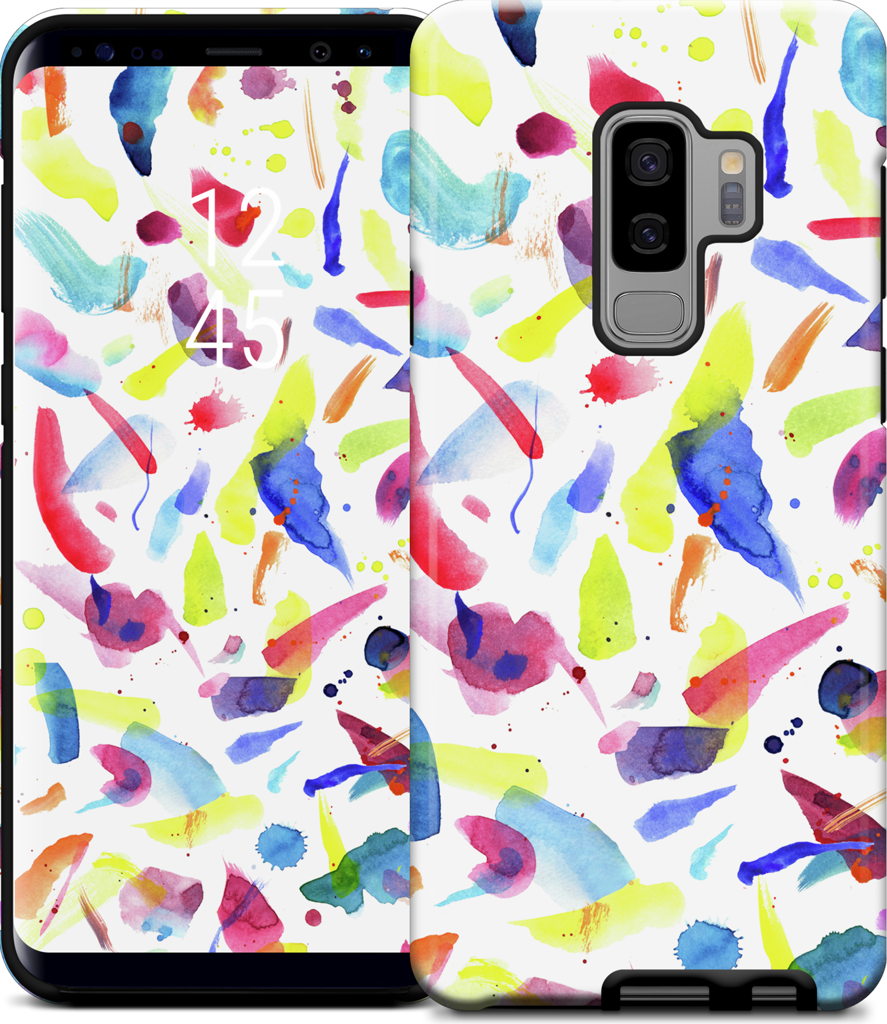 Watercolor Summer Brushstrokes Samsung Case