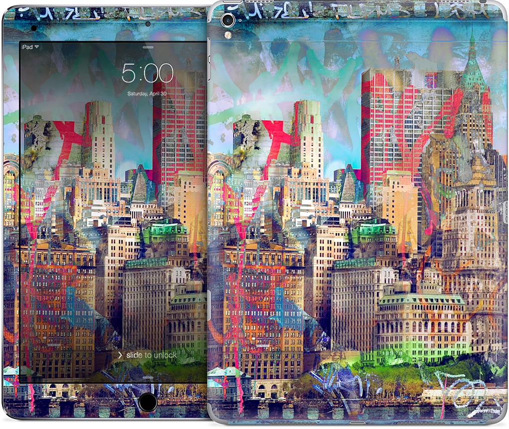 Graffiti Skyline iPad Skin