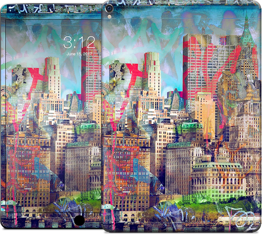 Graffiti Skyline iPad Skin