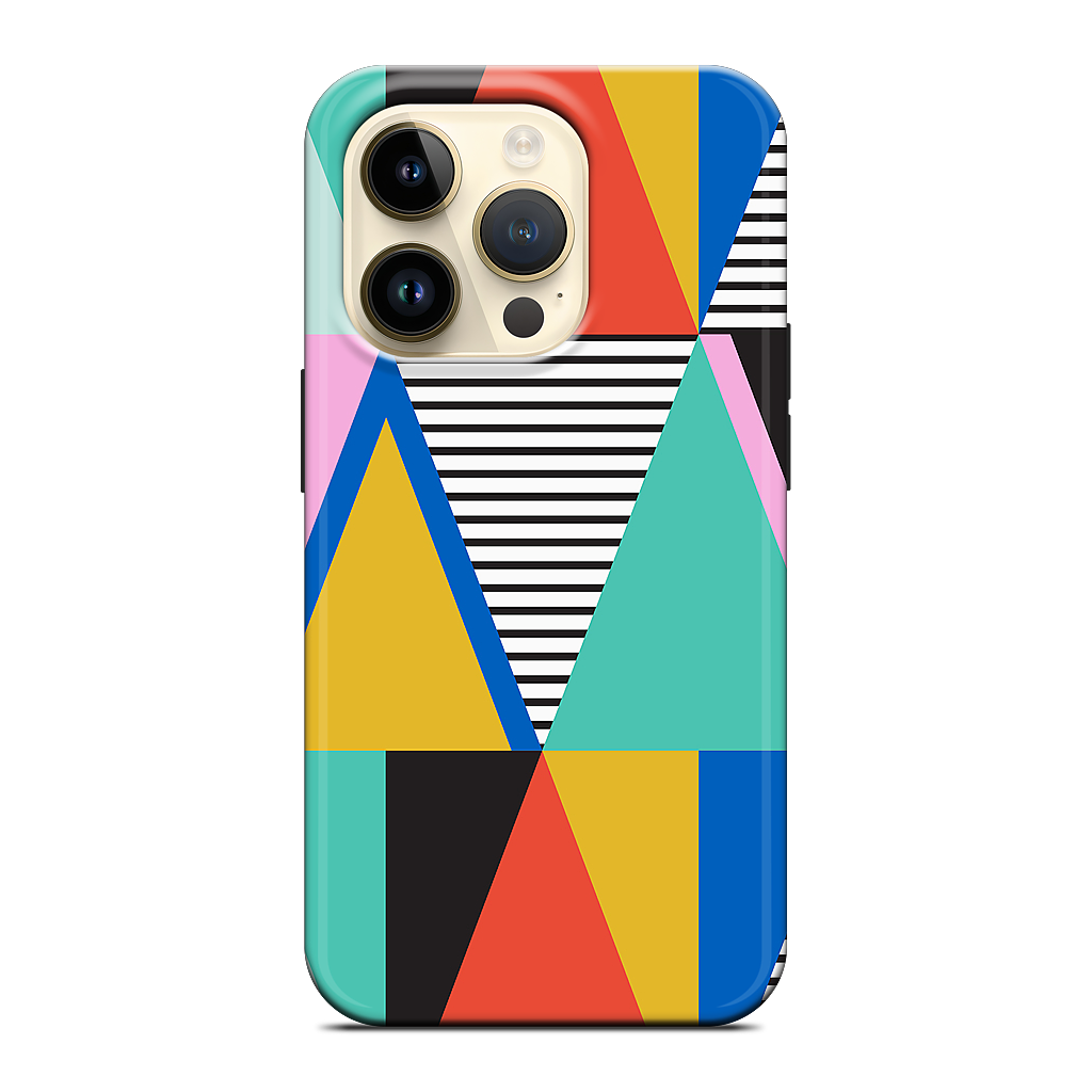 Graphic Triangles iPhone Case