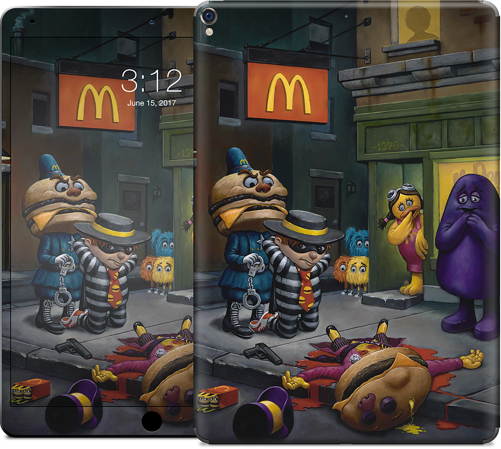 McCheese Gets Greased iPad Skin