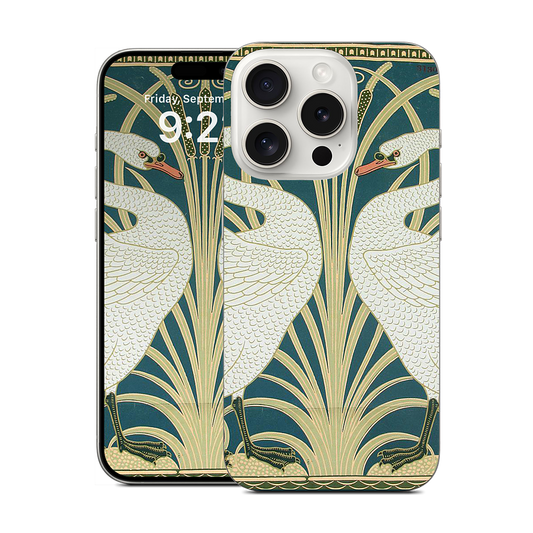 Swans and Irises iPhone Skin