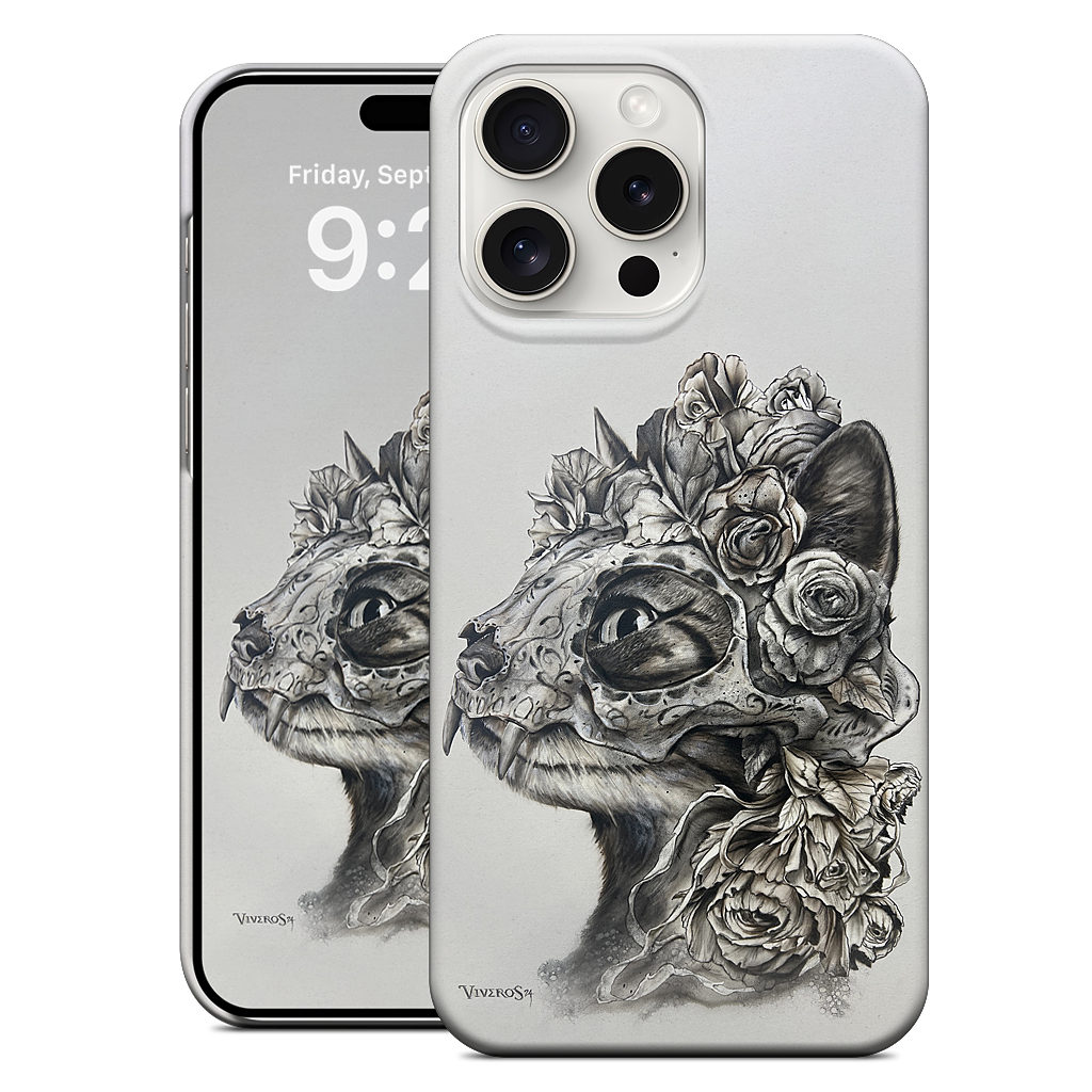 Muerte Cat iPhone Case