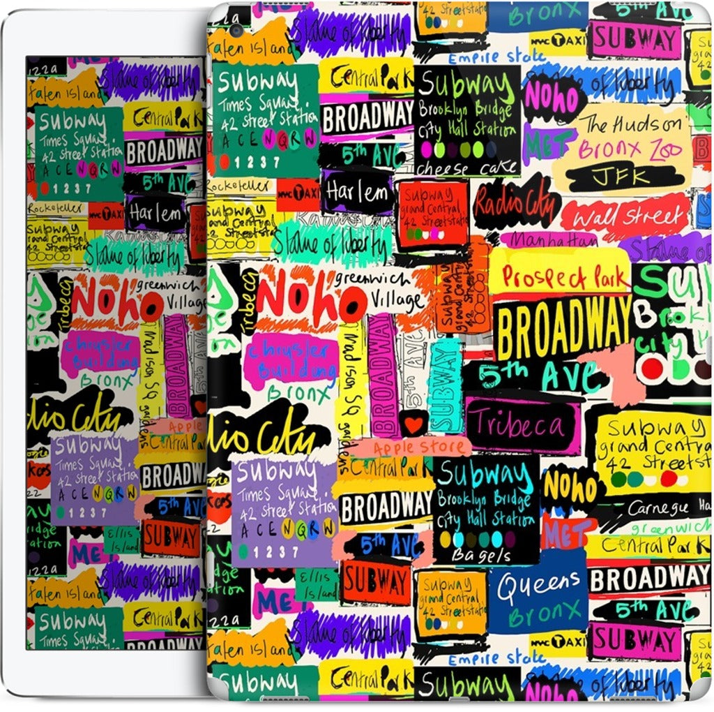 NYC Words iPad Skin