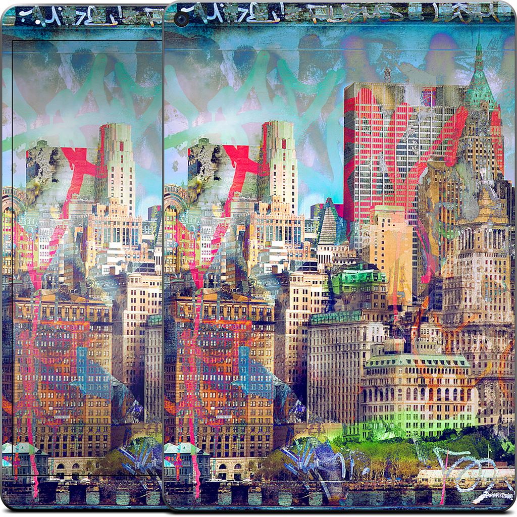 Graffiti Skyline iPad Skin