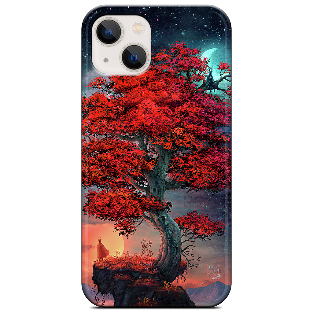 Light & Dark in Equal Parts iPhone Case