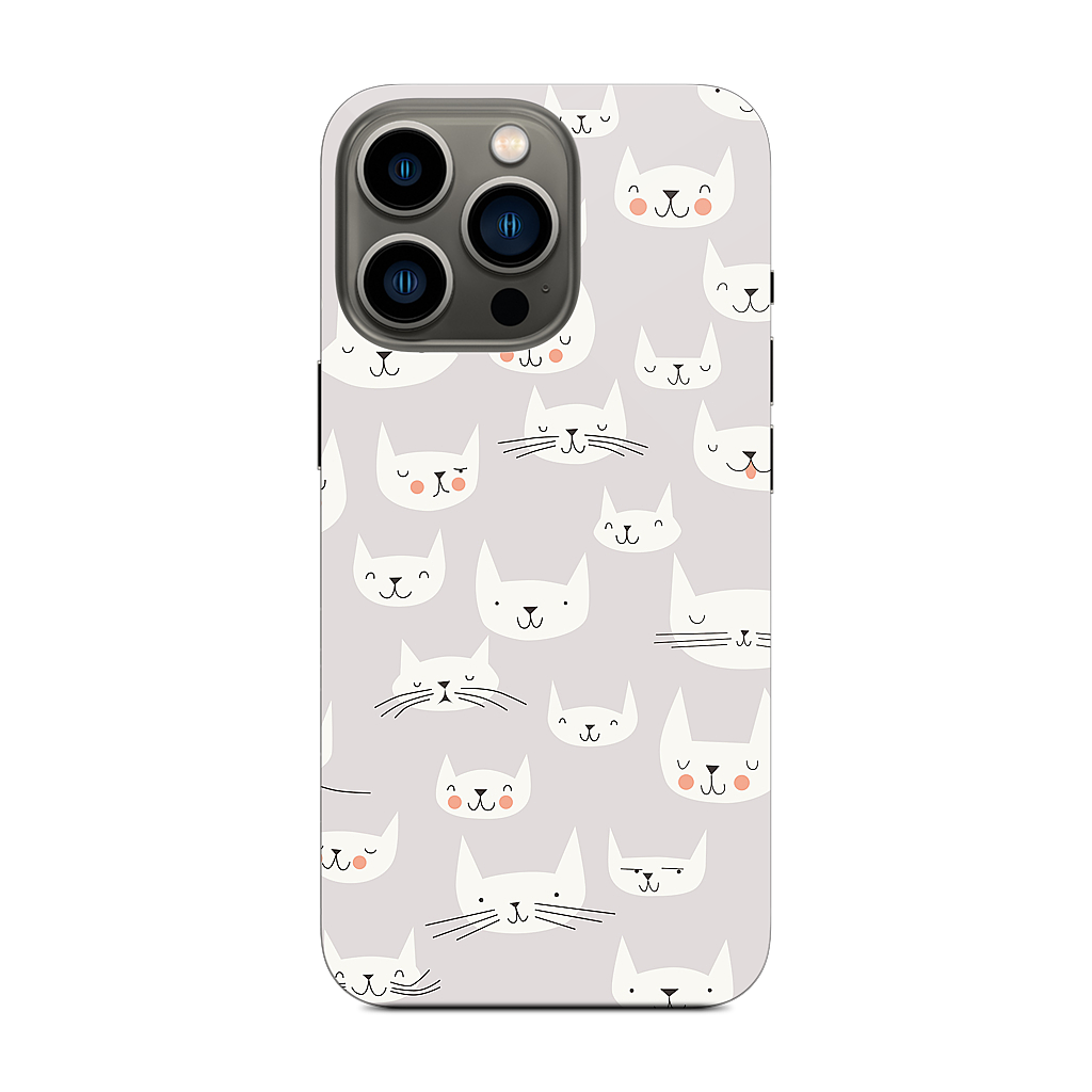 Cat Faces iPhone Skin