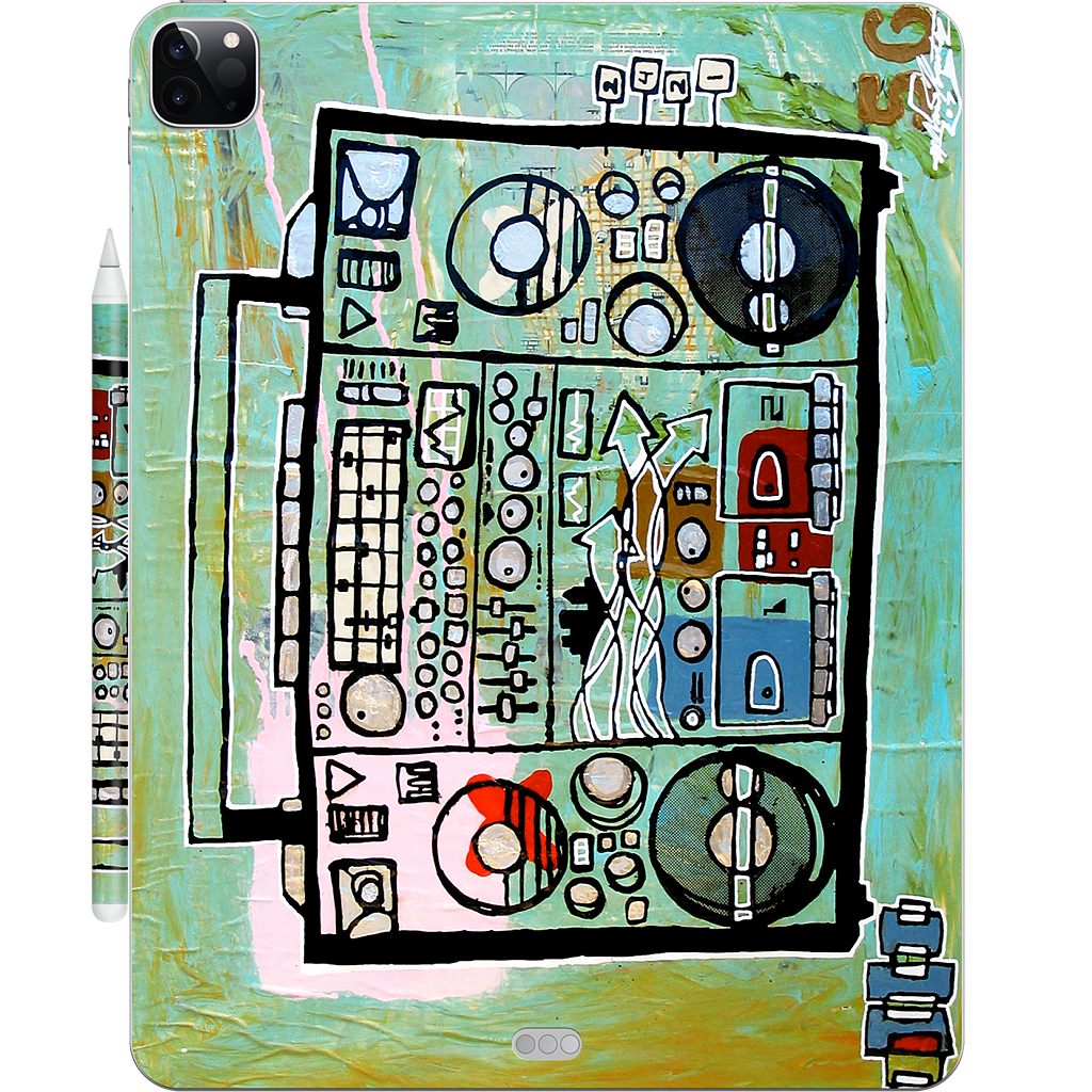 Ghetto Blaster iPad Skin