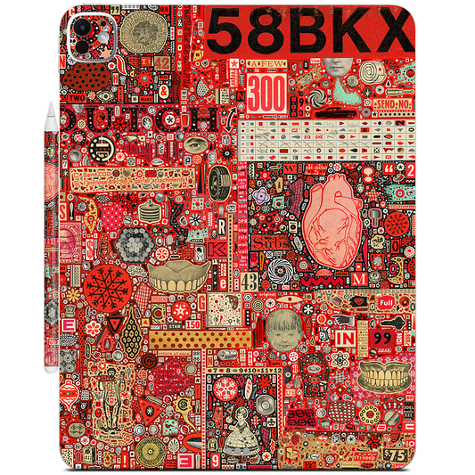 Big Numbers - Heart and Teeth iPad Skin