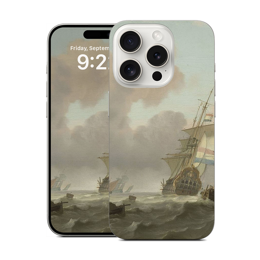 Ships in Choppy Sea iPhone Skin