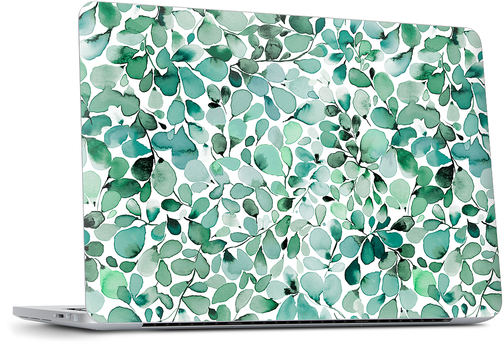 Eucalyptus Leafy Green MacBook Skin