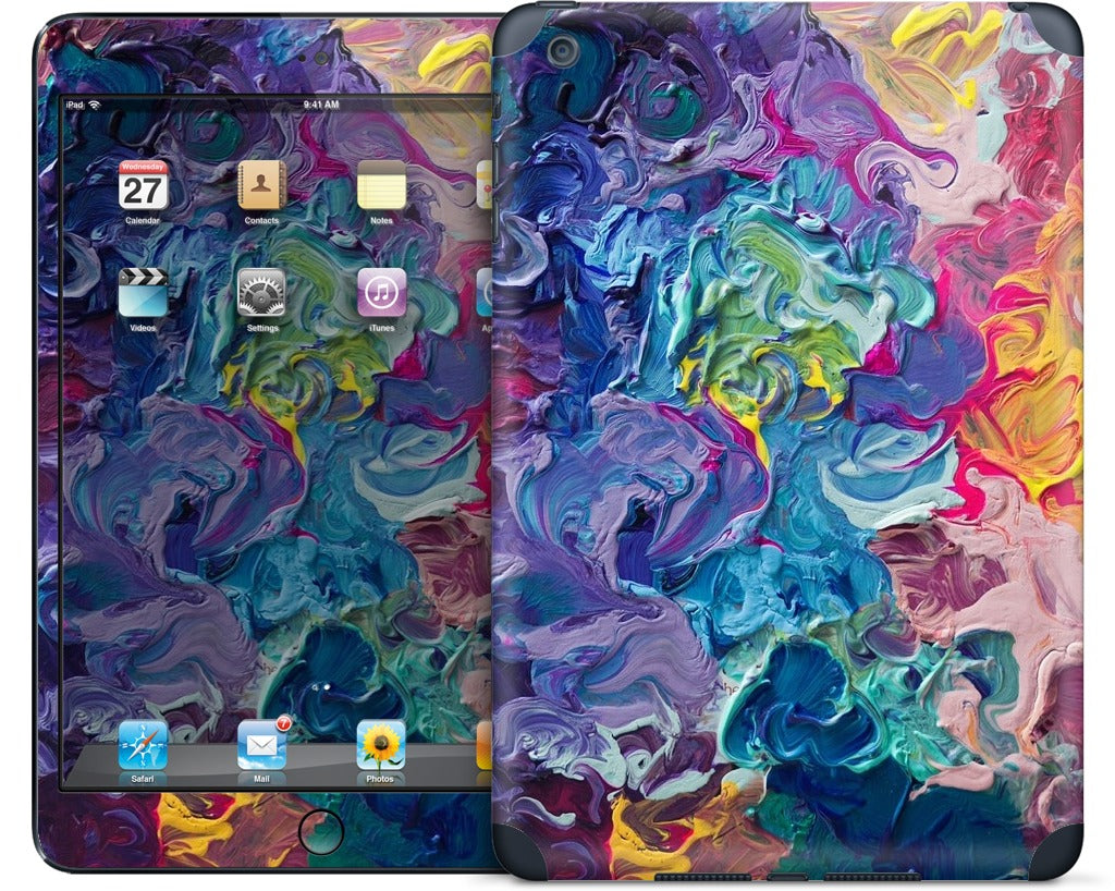 Rainbow Flow Abstract iPad Skin