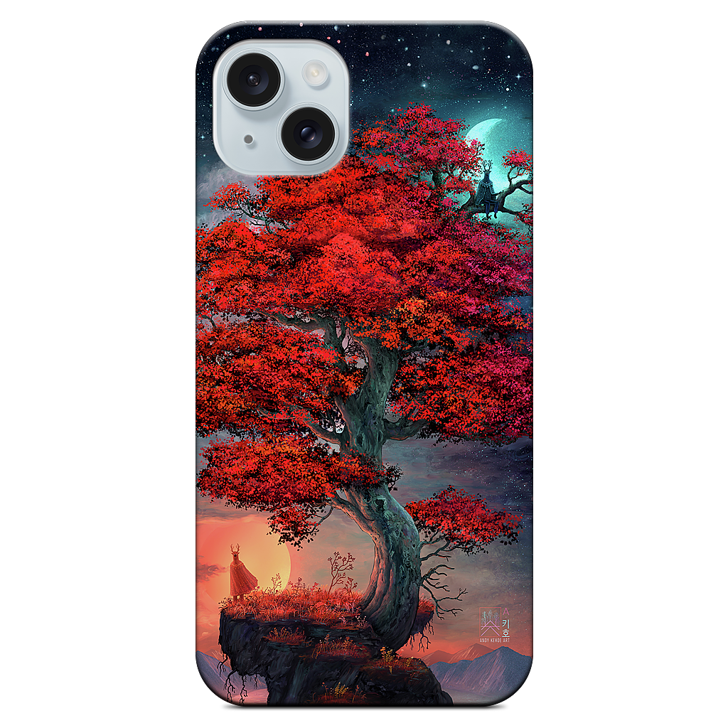 Light & Dark in Equal Parts iPhone Case