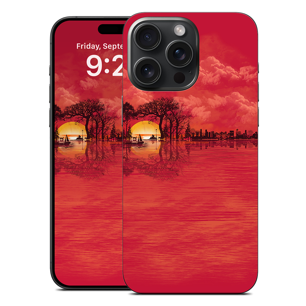 Musical Sunset iPhone Skin