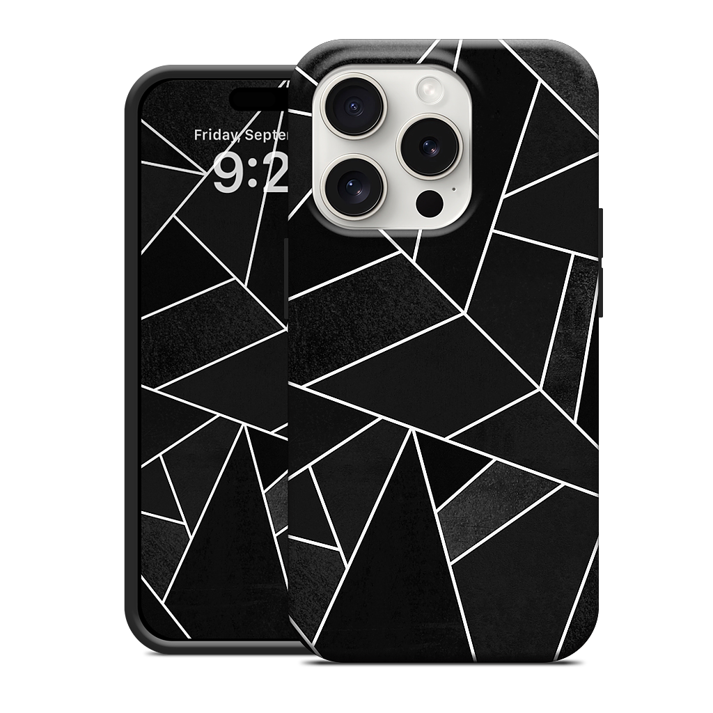 Black Stone iPhone Case