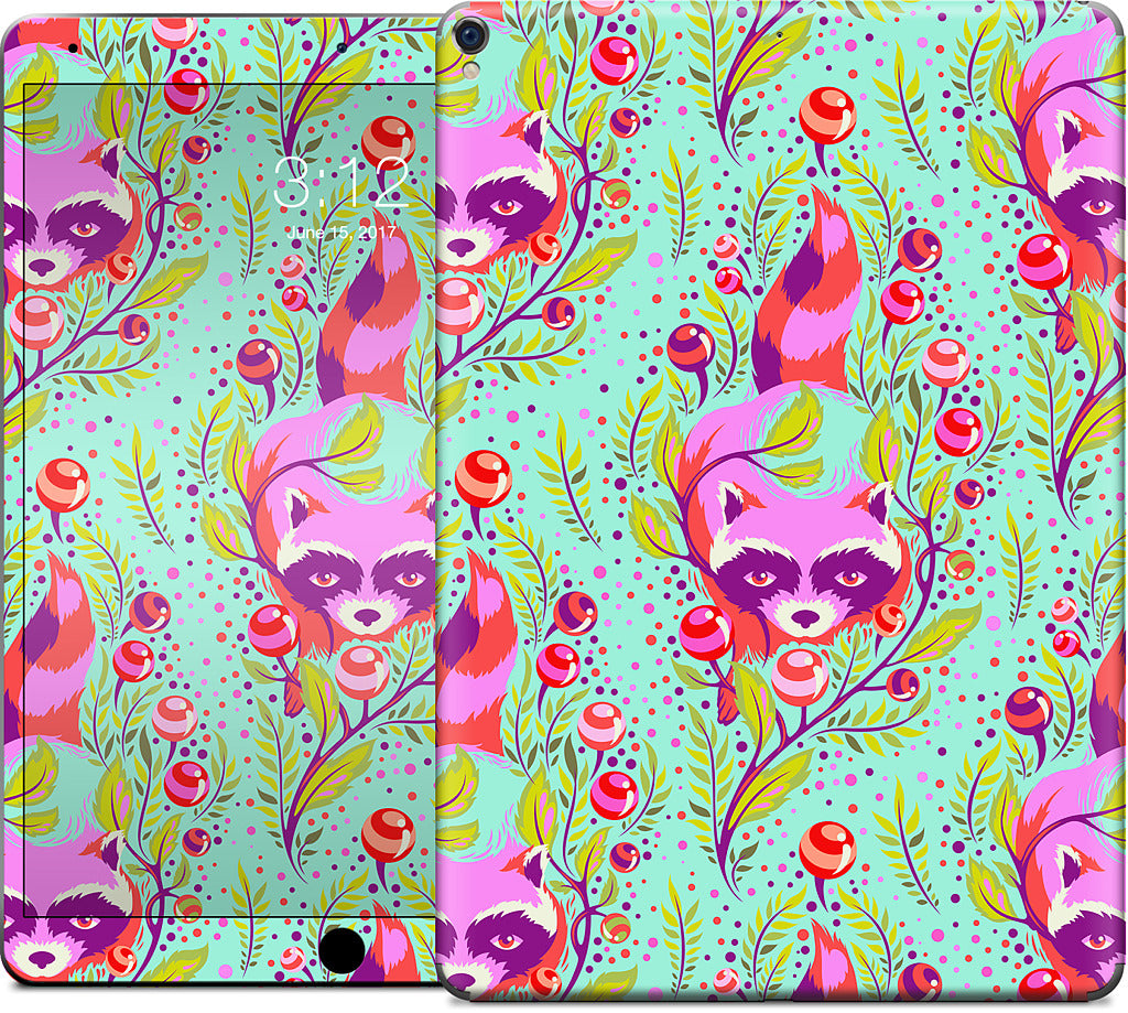 Raccoon Poppy iPad Skin