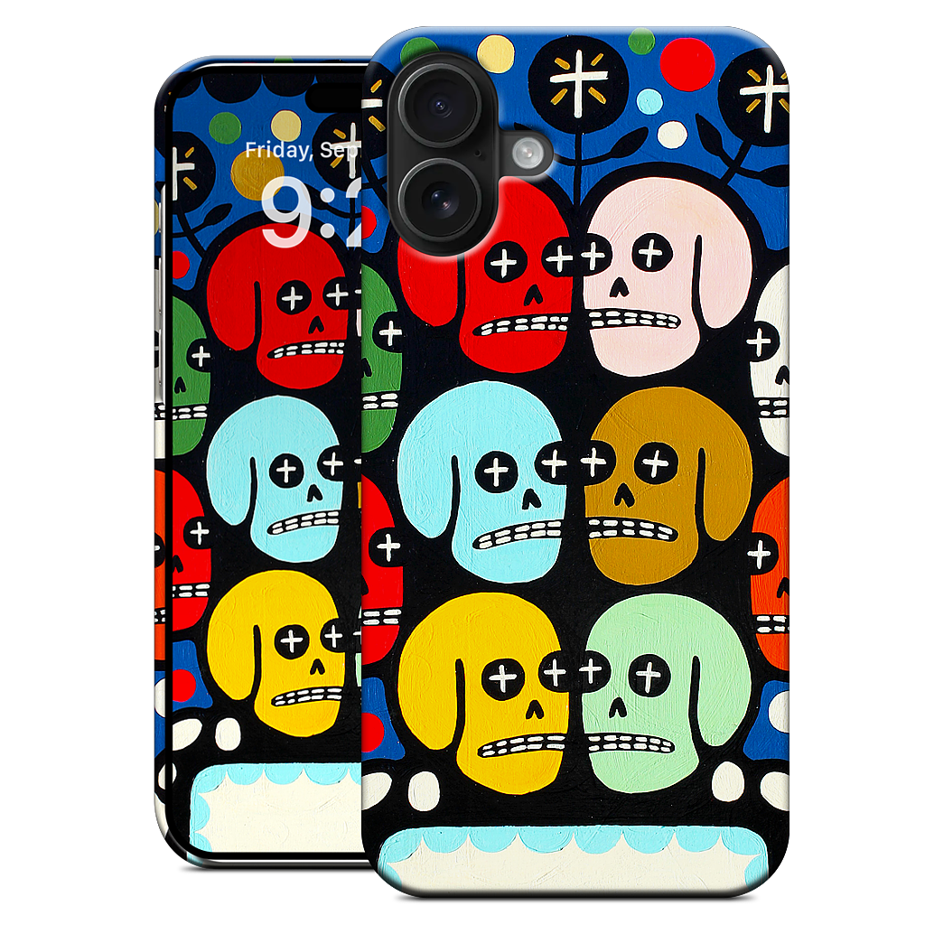 The Many Colors Of Death iPhone Case