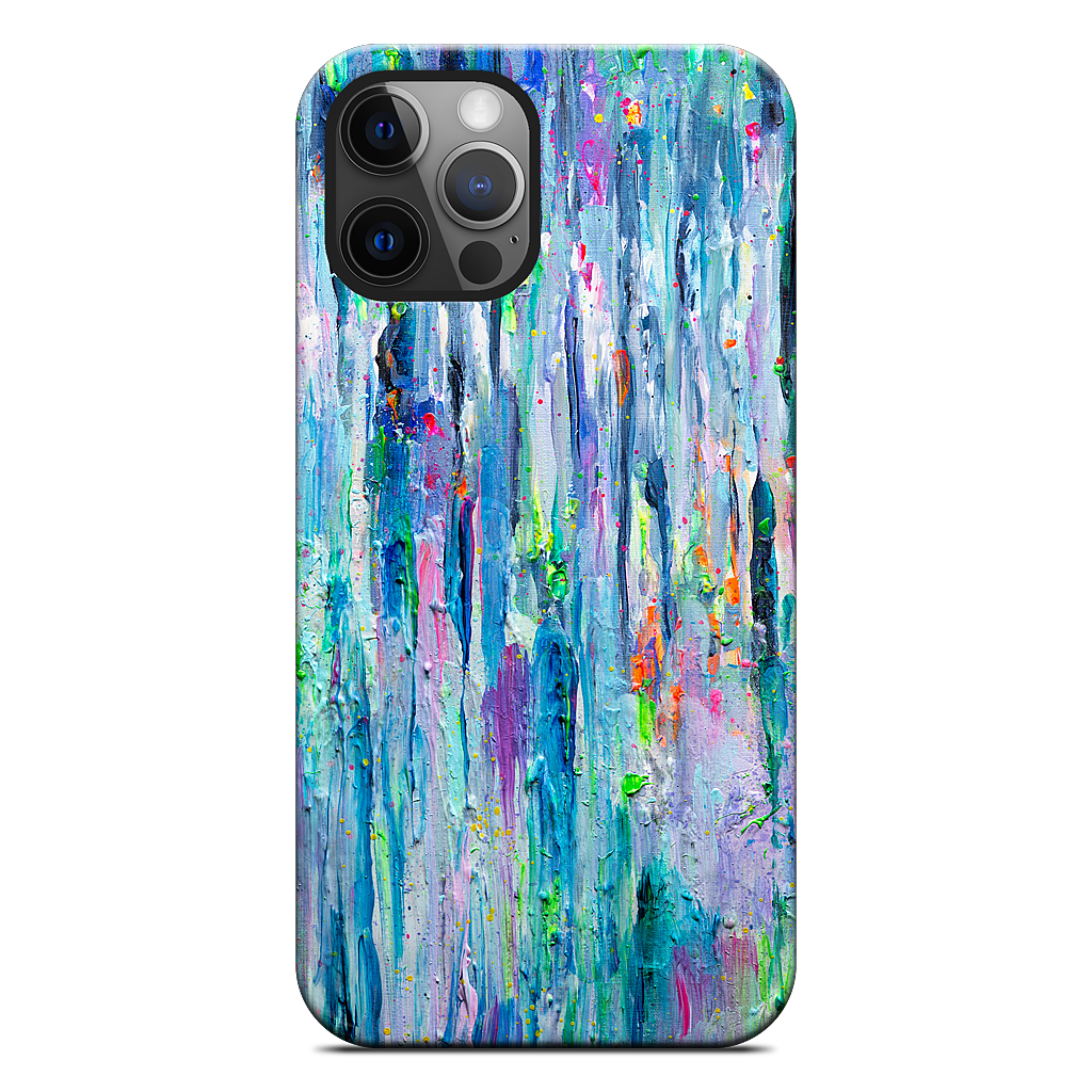 Silver Rain iPhone Case