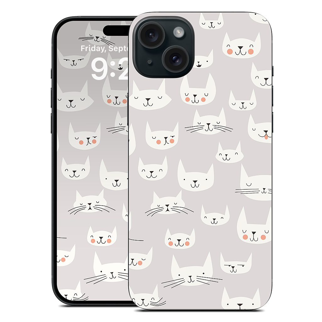 Cat Faces iPhone Skin