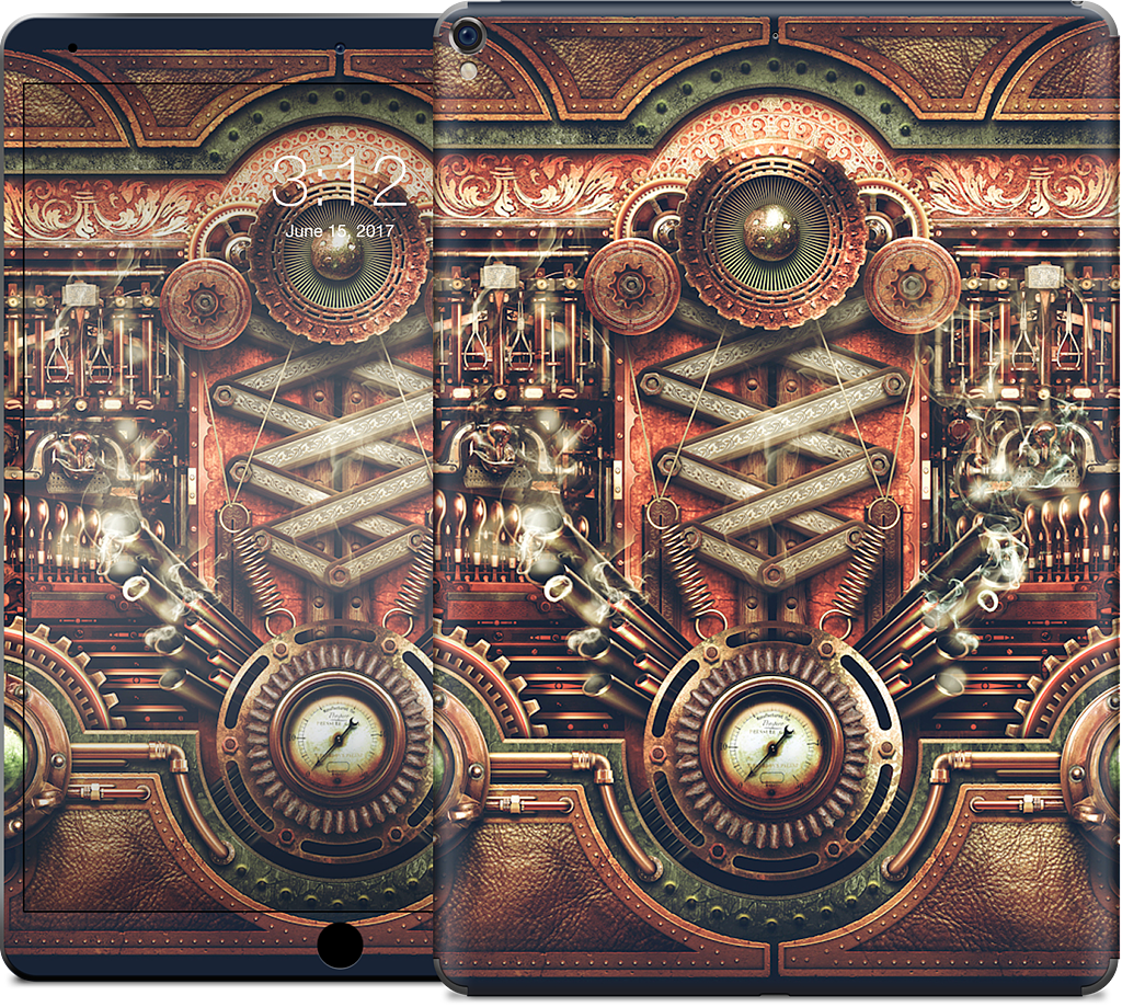 Steampunk Motherboard iPad Skin