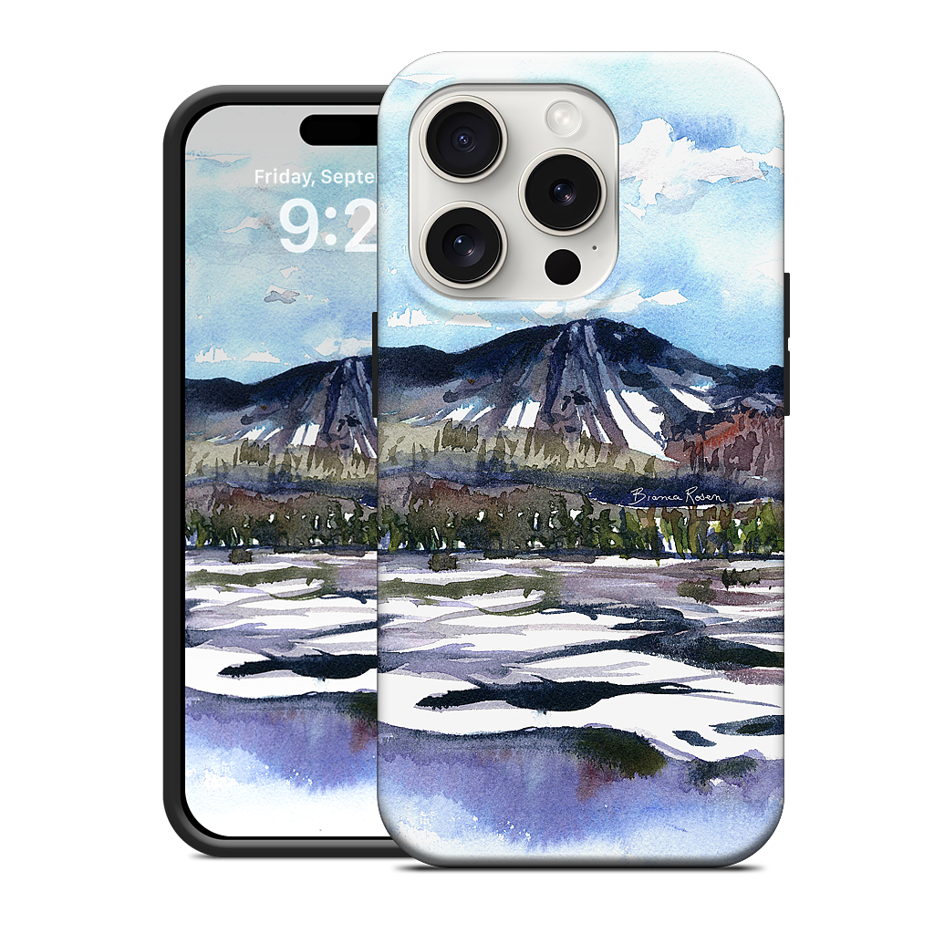 Ski Mountain iPhone Case