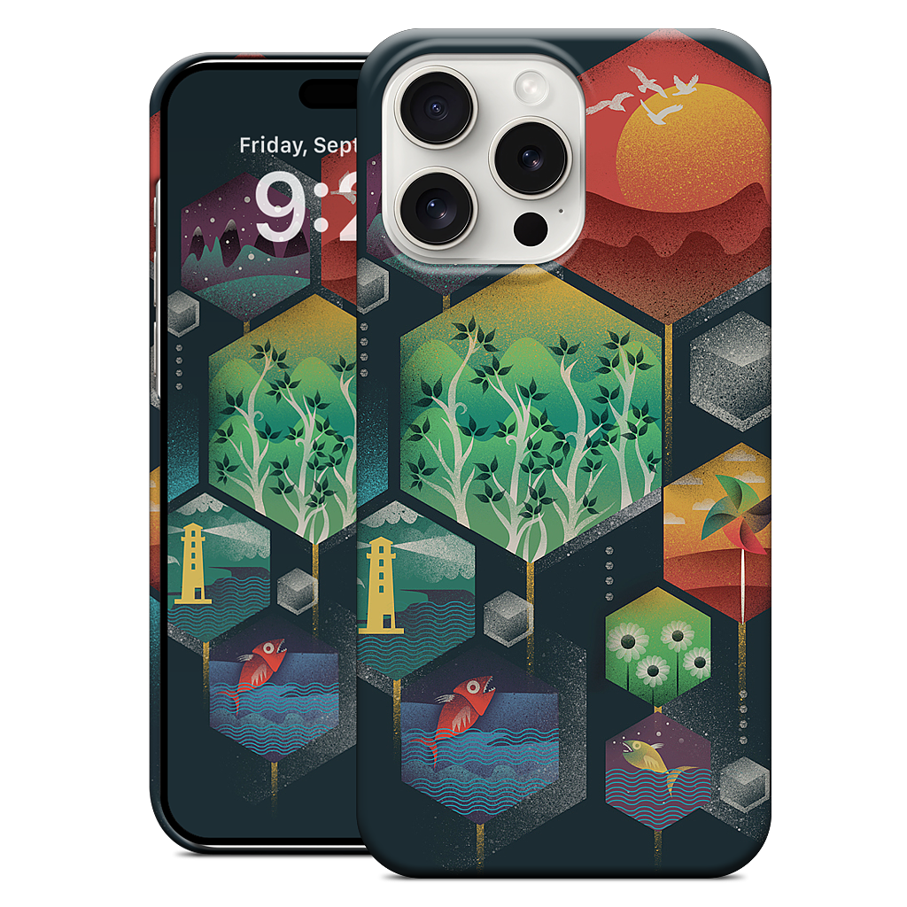 Geometrical Wonders iPhone Case