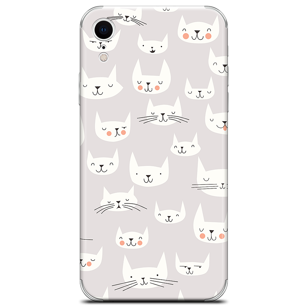 Cat Faces iPhone Skin