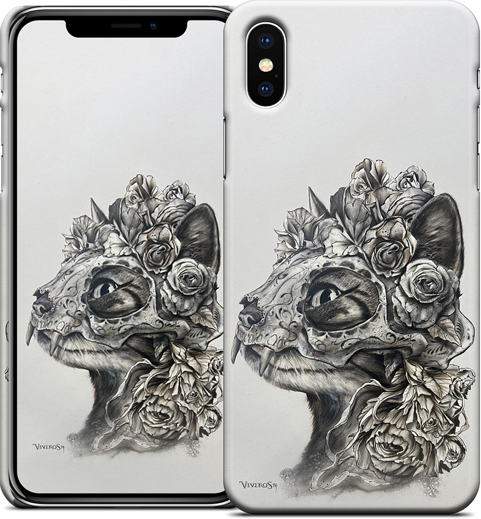 Muerte Cat iPhone Case