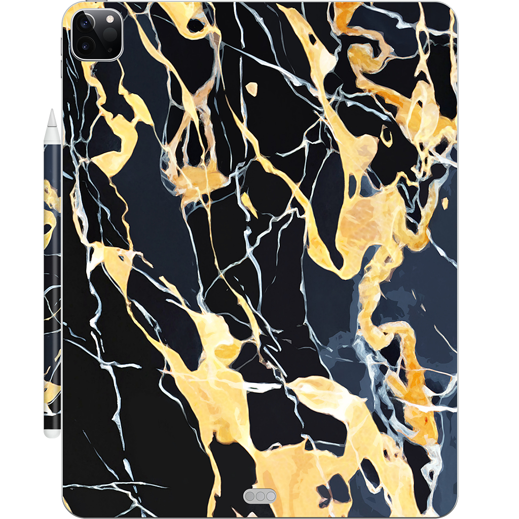 Black Marble iPad Skin