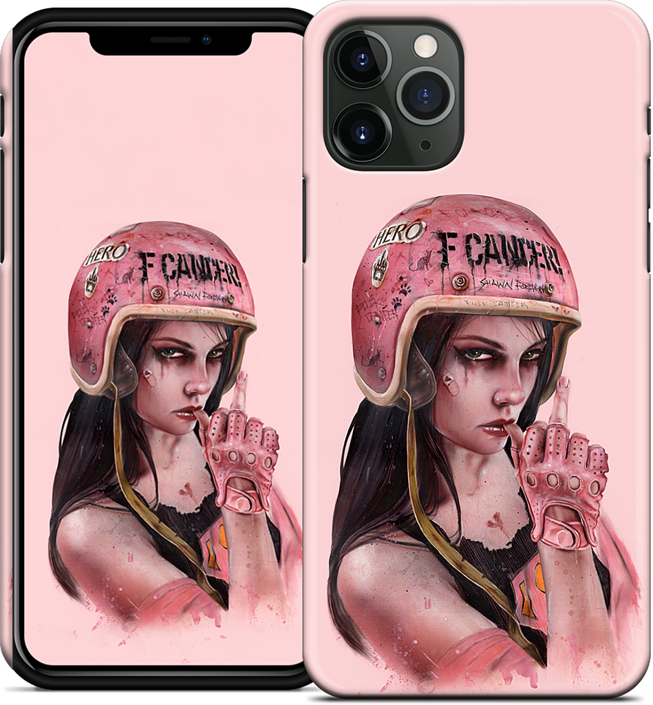 F Cancer iPhone Case