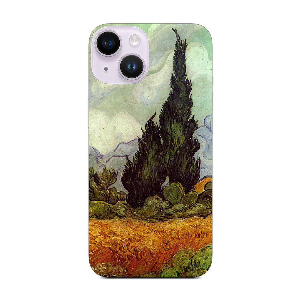 A Wheatfield with Cypresses iPhone Skin