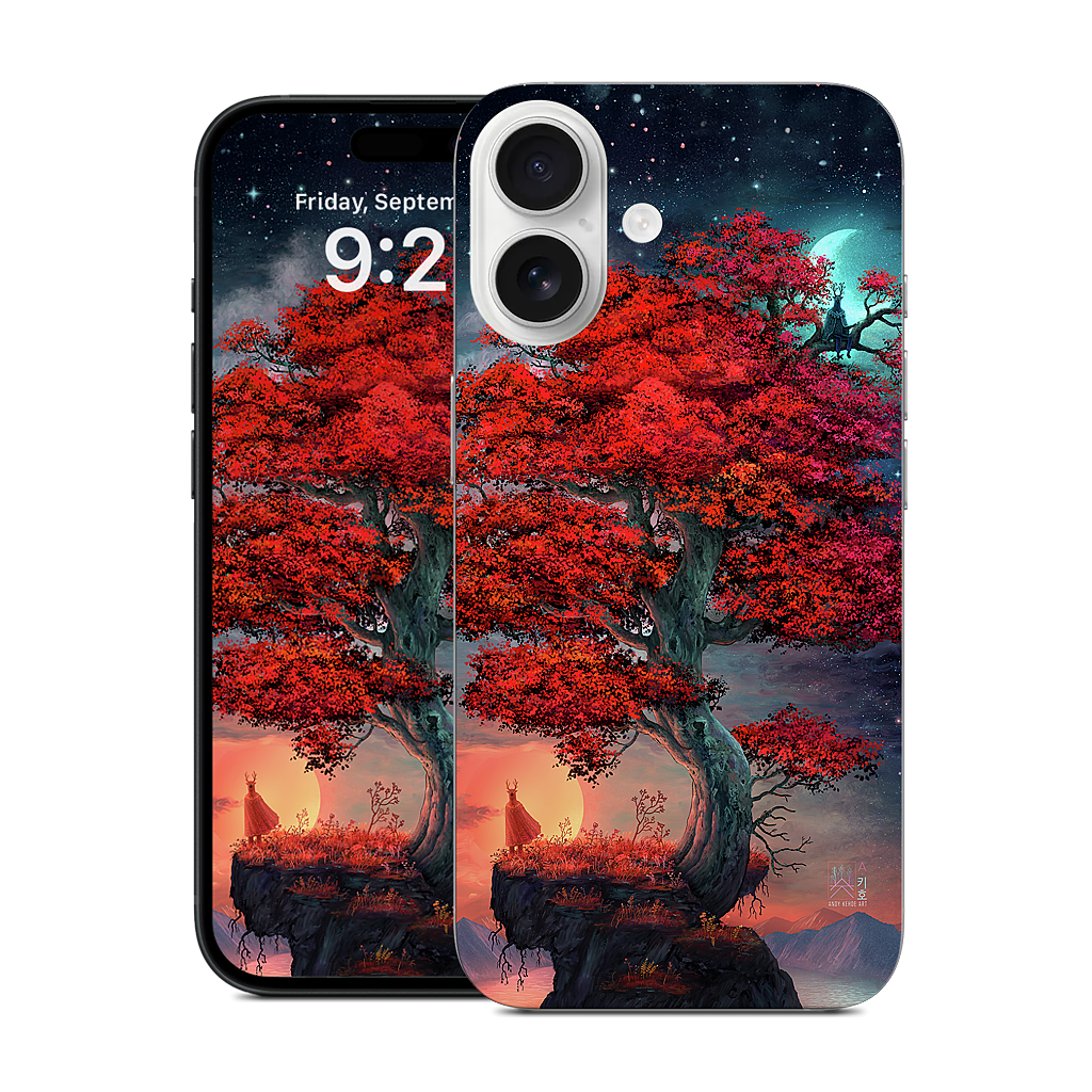 Light & Dark in Equal Parts iPhone Skin