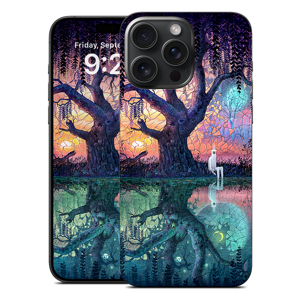 On the Banks of Broken Worlds iPhone Skin