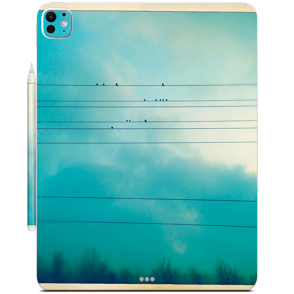 Birds on a wire iPad Skin