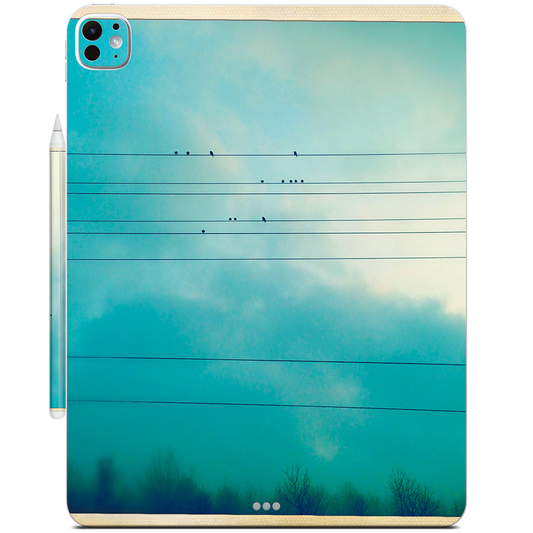 Birds on a wire iPad Skin