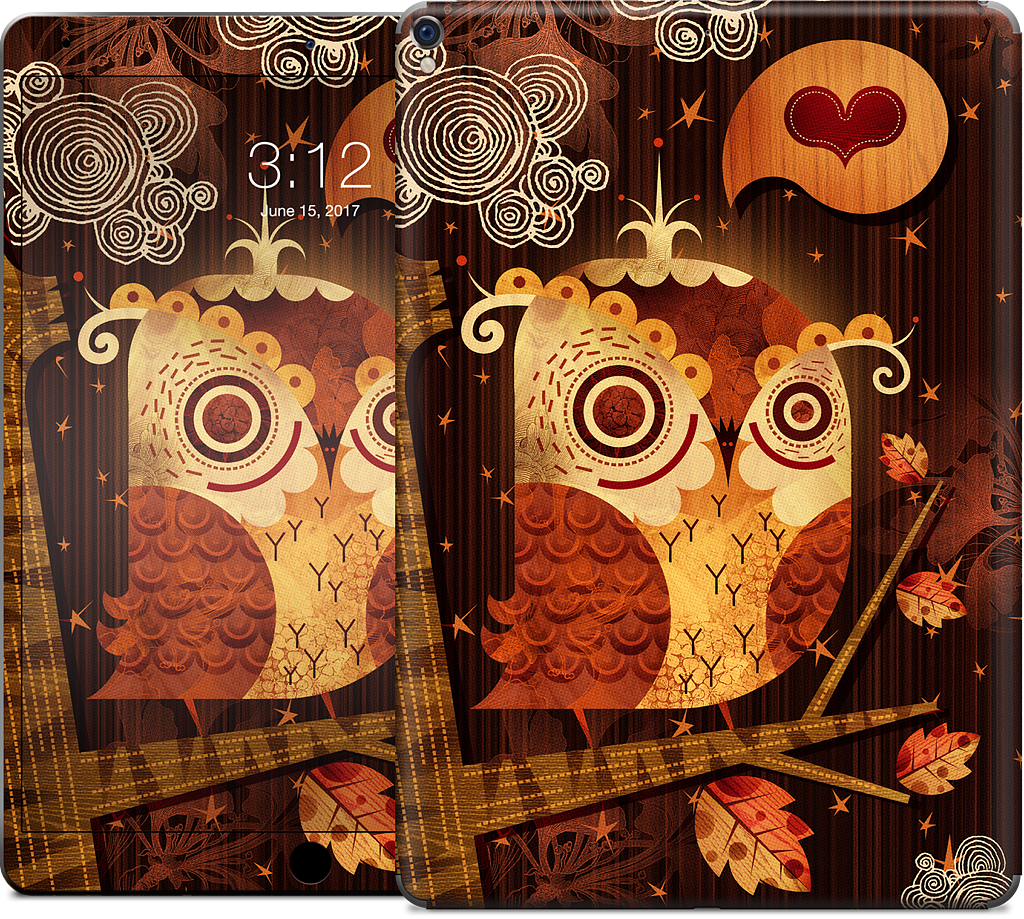 The Enamored Owl iPad Skin