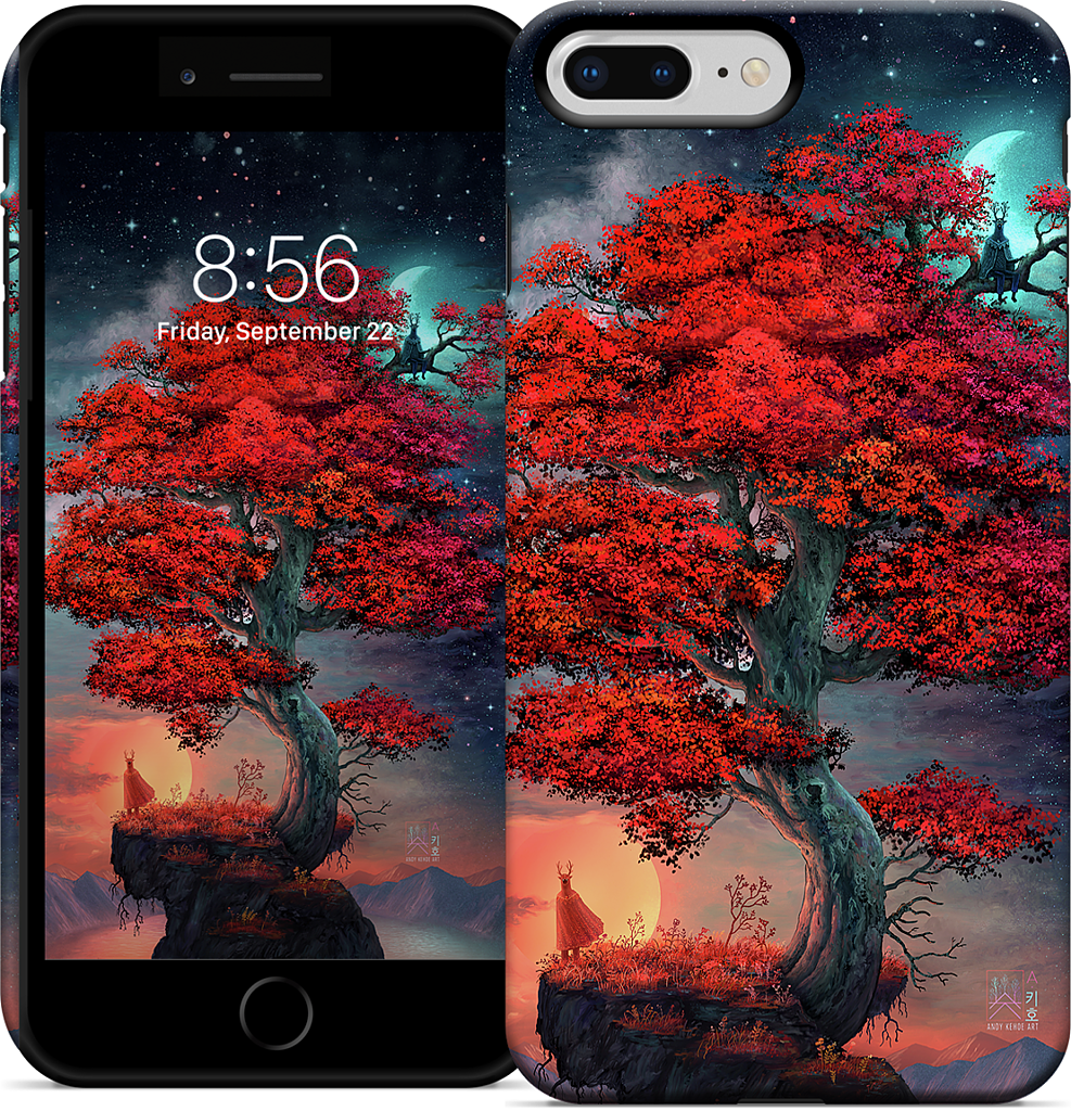 Light & Dark in Equal Parts iPhone Case