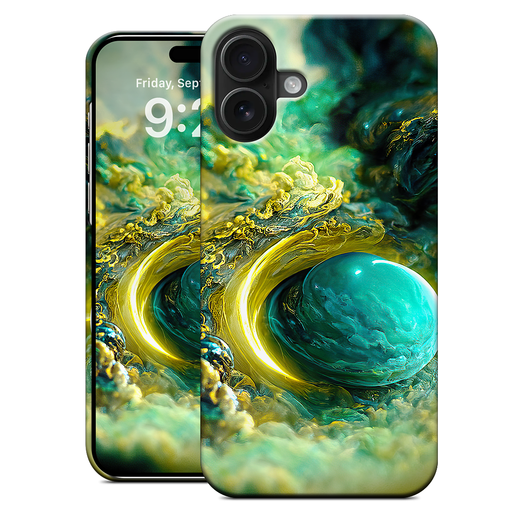 Planetary Accretion iPhone Case