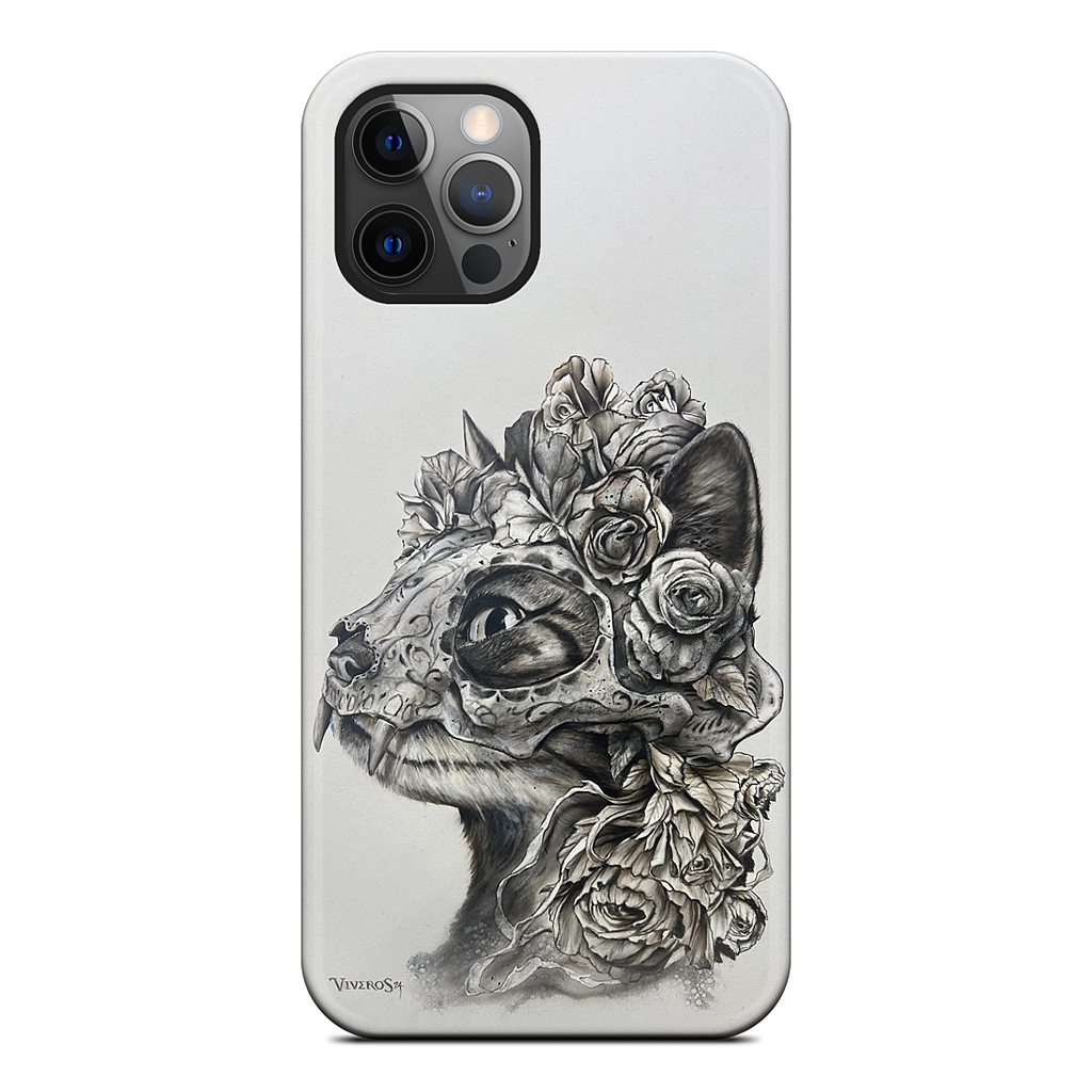 Muerte Cat iPhone Case