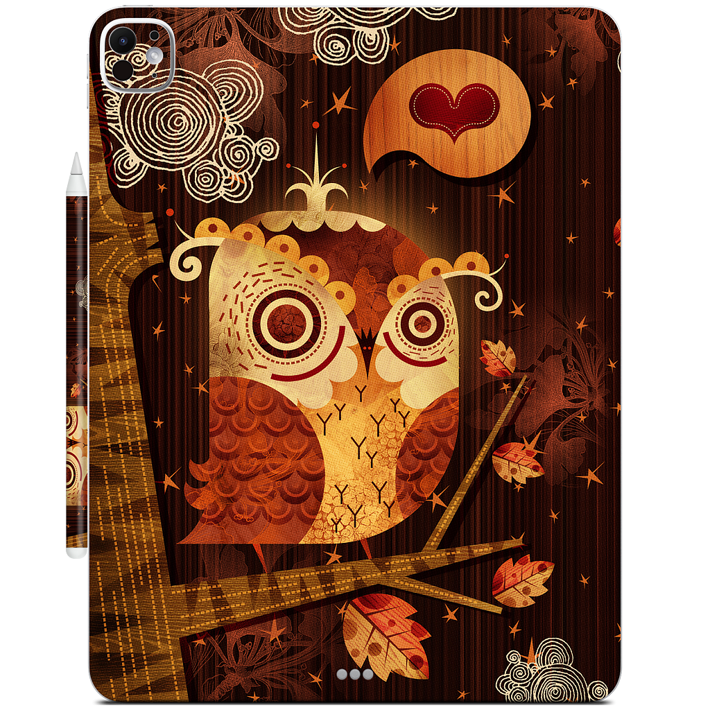 The Enamored Owl iPad Skin