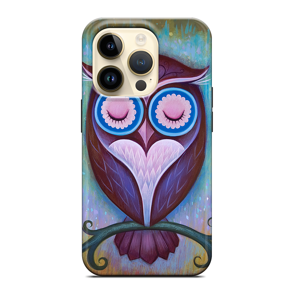 Sleepy Owl iPhone Case