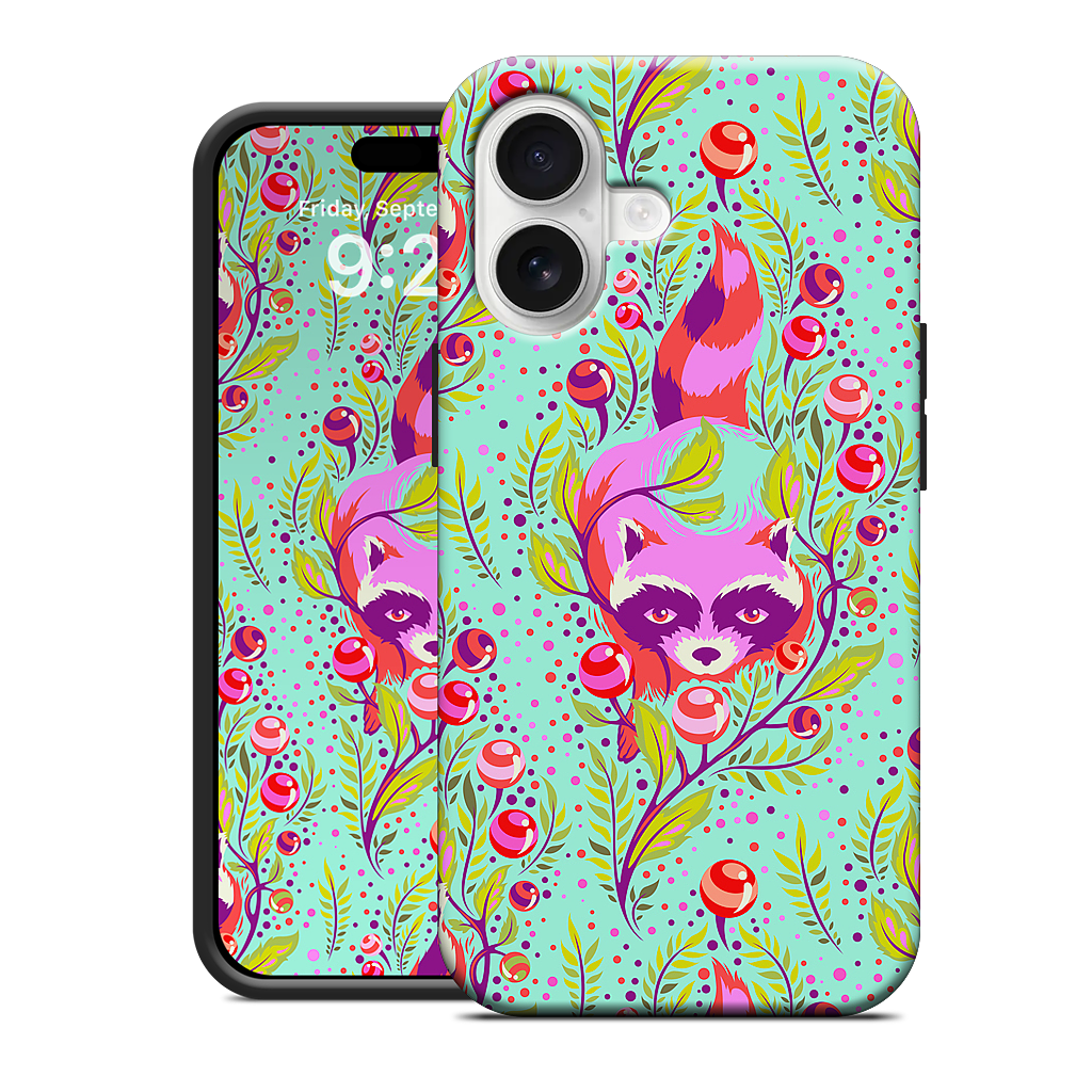 Raccoon Poppy iPhone Case