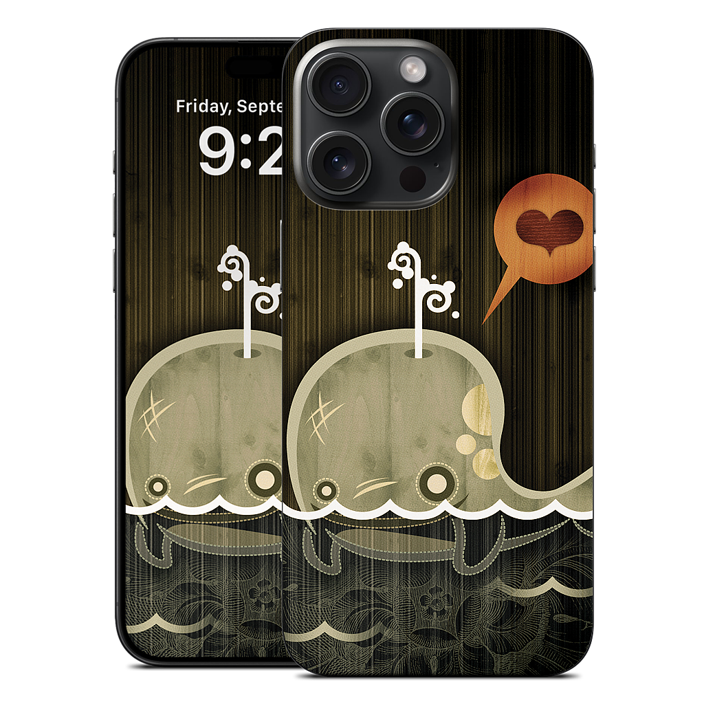 The Enamored Whale iPhone Skin