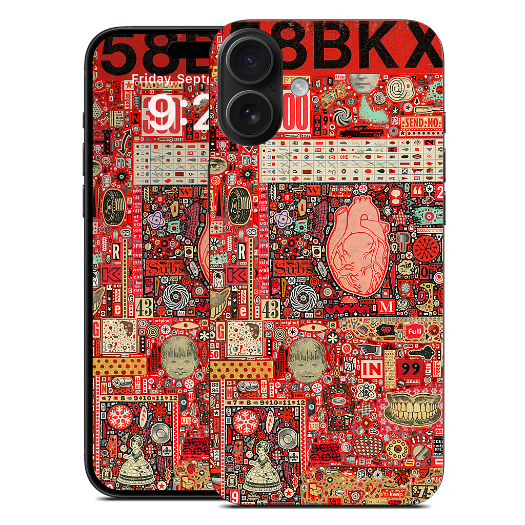 Big Numbers - Heart and Teeth iPhone Skin