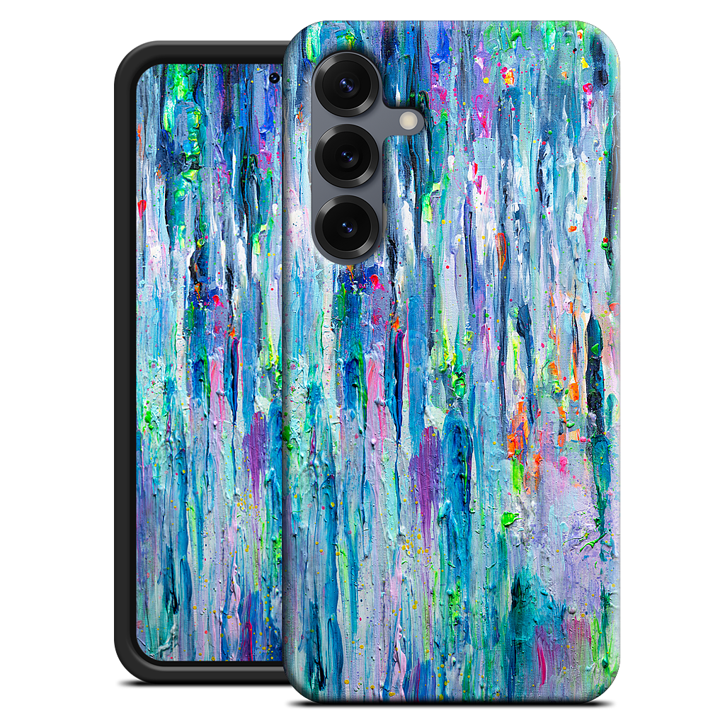 Silver Rain Samsung Case